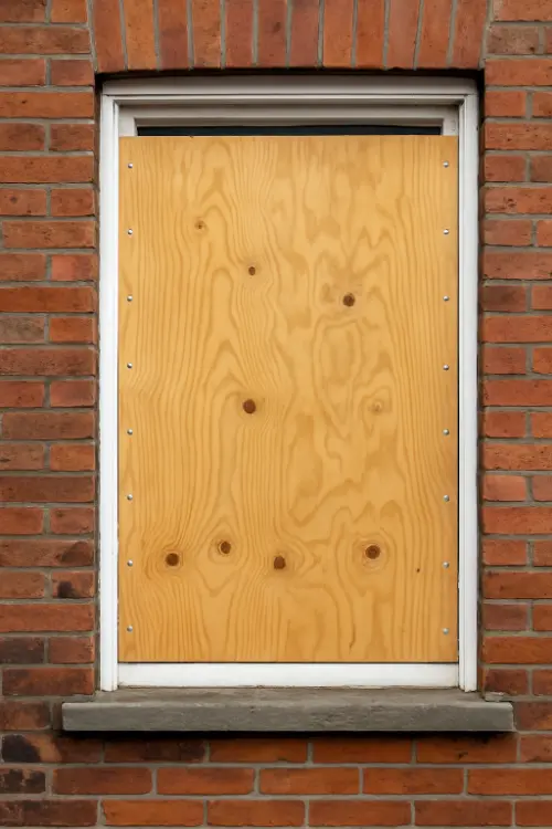 Boarded Window
